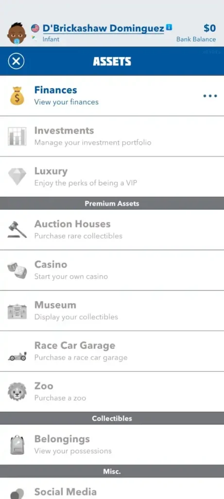 a screenshot of a mobile application